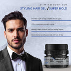 Mnemonic Gum Styling Hair Gel - stiff