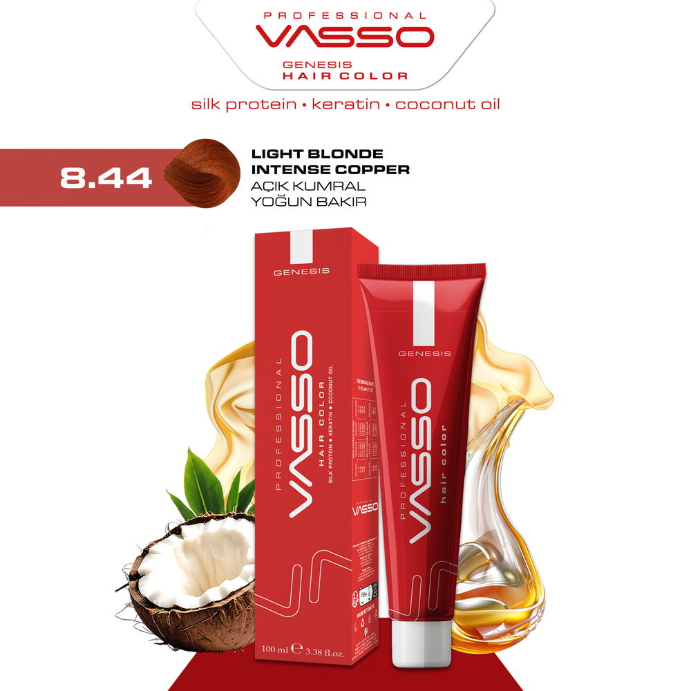 8.44 Light Blonde Intense Copper