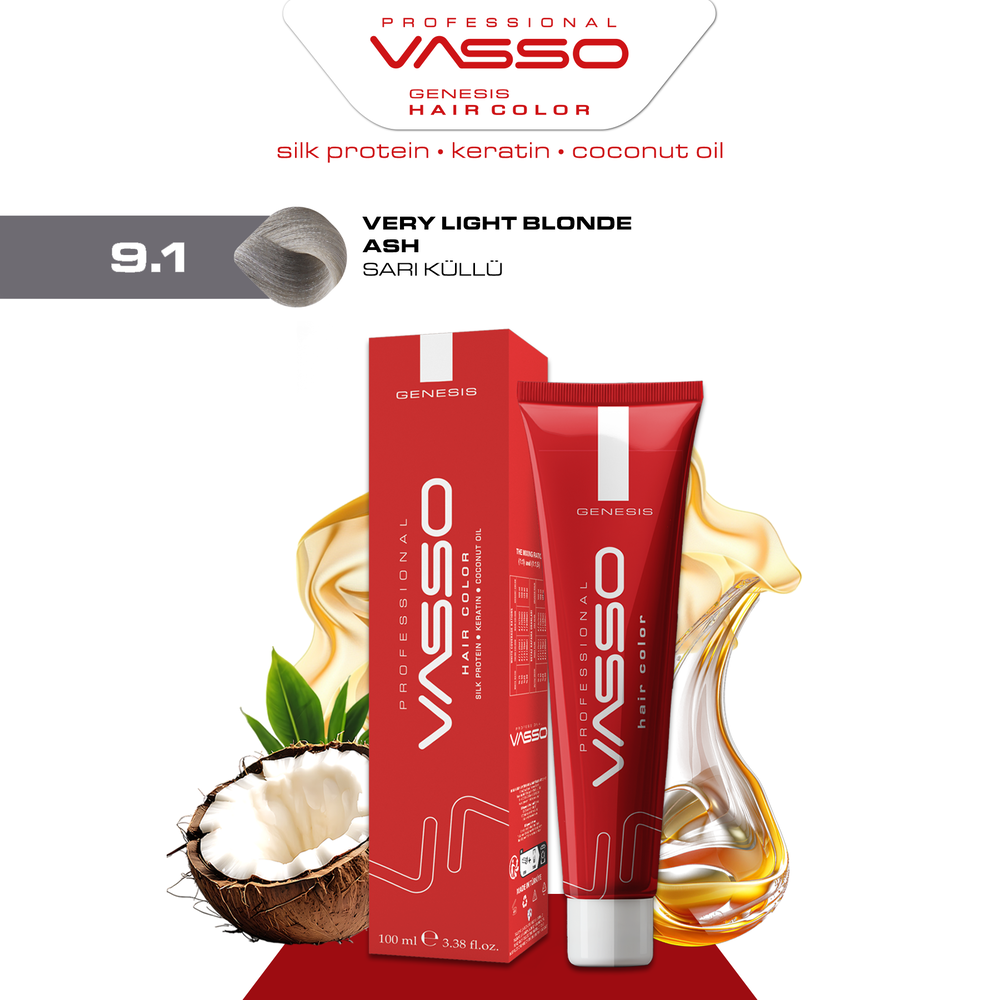 9.1 Very Light Blonde Ash